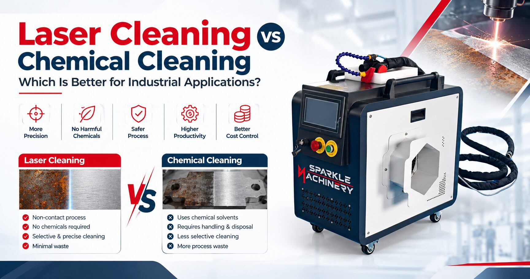 Laser Cleaning vs Chemical Cleaning